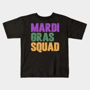 Mardi Gras Squad Kids T-Shirt